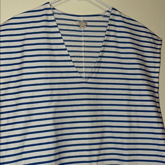 J. Crew shift dress blue white stripe size S - Picture 3 of 10
